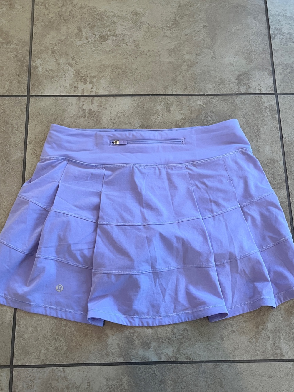 Lululemon pace rival skirt long light purple lilac 6 - Picture 2 of 4